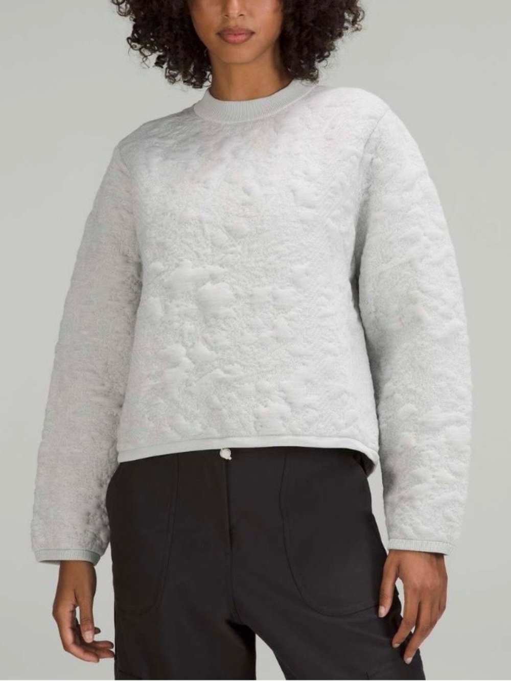 Lululemon Jacquard Multi-Texture Crew Neck Sweater